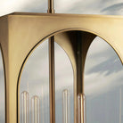Palladian Outdoor Pendant - Brass28"HBlushlighting