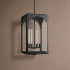 Portico Outdoor Pendant Light - Black28"HBlushlighting