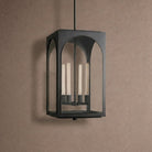 Portico Outdoor Pendant Light - Black18"HBlushlighting
