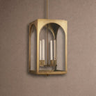 Portico Outdoor Pendant Light - Brass28"HBlushlighting