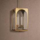 Portico Outdoor Pendant Light - Brass18"HBlushlighting
