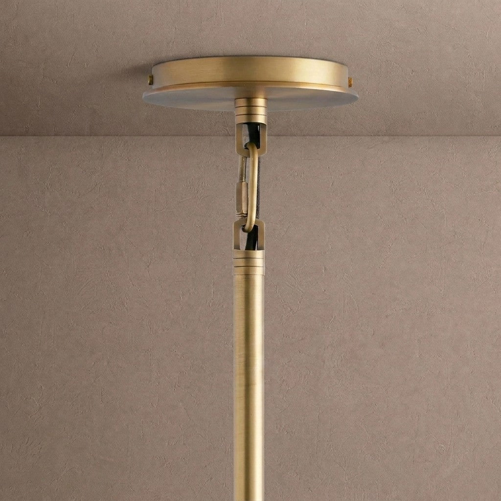 Palladian Outdoor Pendant Light - Brass28"HBlushlighting