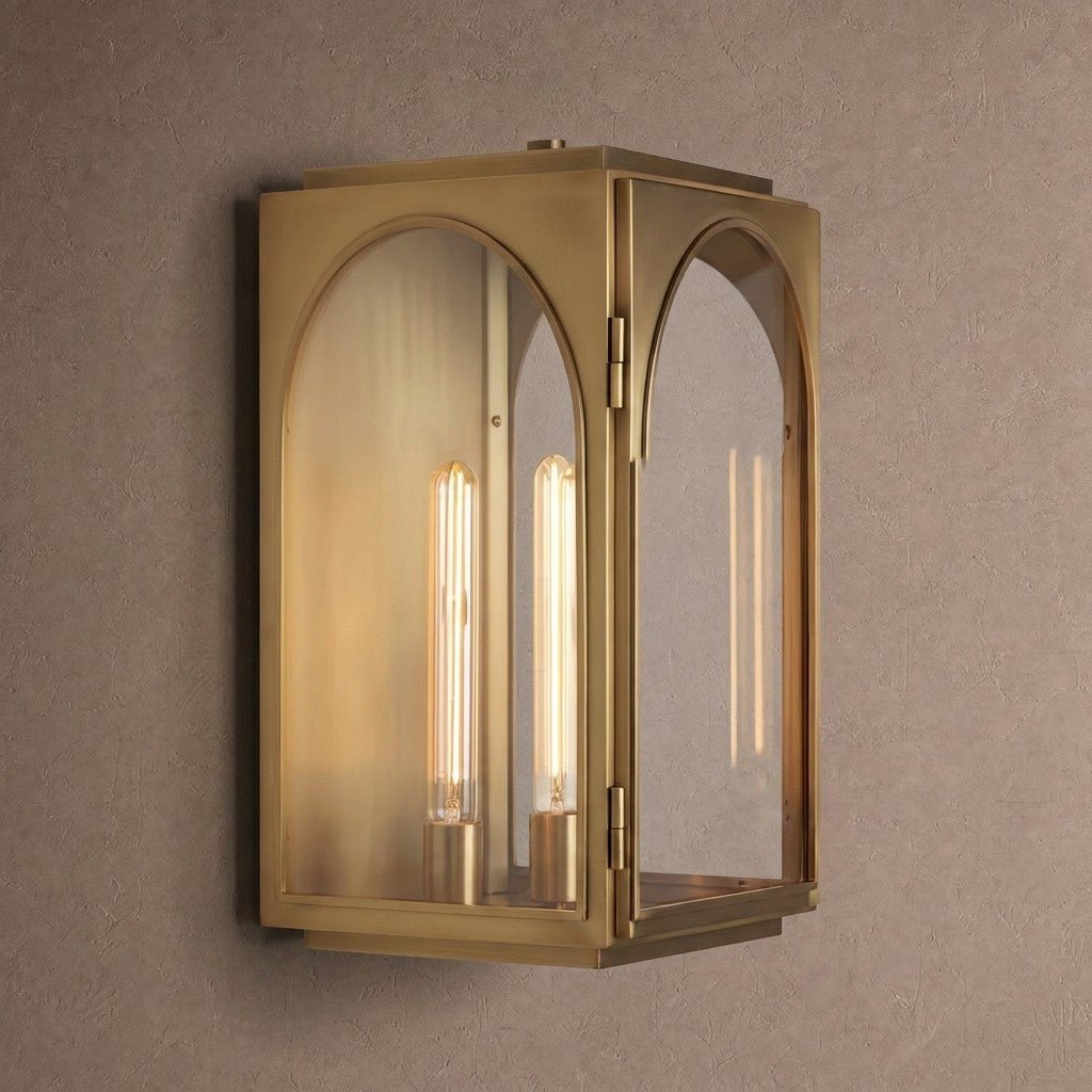 Palladian Outdoor Wall Sconce - 13"BrassBlushlighting