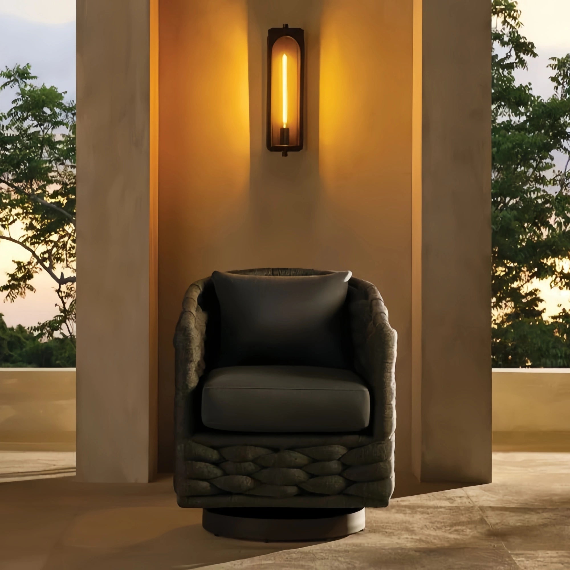 Palladian Outdoor Wall Sconce-