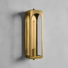 Palladian Outdoor Wall Sconce-19''-Brass-