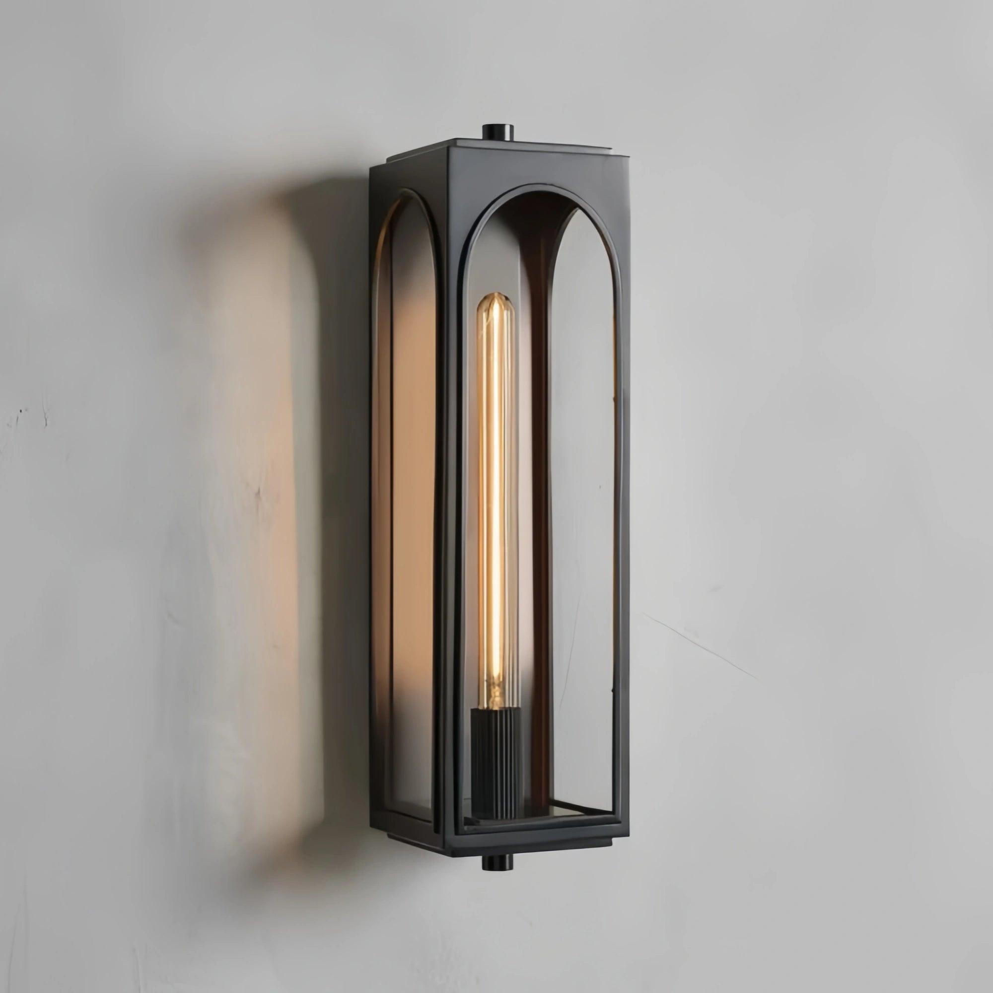 Palladian Outdoor Wall Sconce-19''-Bronze-