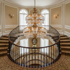 Palmera Brass Crystal Chandelier - ∅37.4″ x H 41.7″Brass & ClearBlushlighting