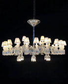 Paris Chandelier High Quality Crystal Chandelier with 36 Lampshades - Blushlighting