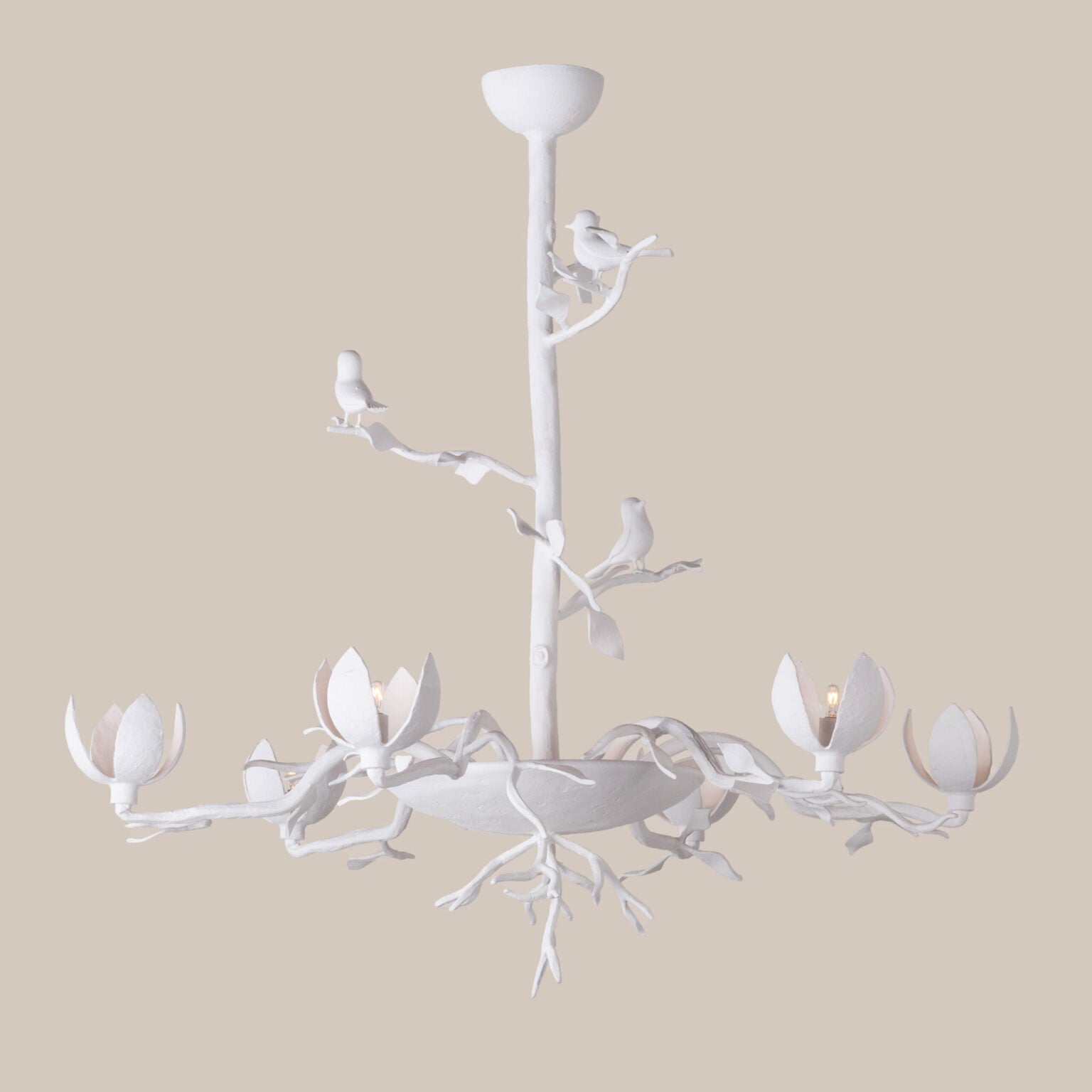 Passera Chandelier - ∅ 35.4″ x H 34.6″WhiteBlushlighting