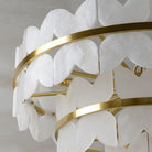 Patanga Alabaster Chandelier Light - 23.6" x 14.2" / 60 x 36cmBlushlighting