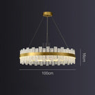 Patricia Modern Crystal Chandelier - 39"DBlushlighting