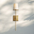 Pauilla Fabric Shade Torch Sconce-