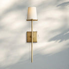 Pauilla Fabric Shade Torch Sconce-