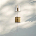 Pauilla Torch Clear Glass Sconce-