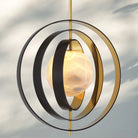 Pearl Alabaster Modern Round Chandelier-Blushlighting