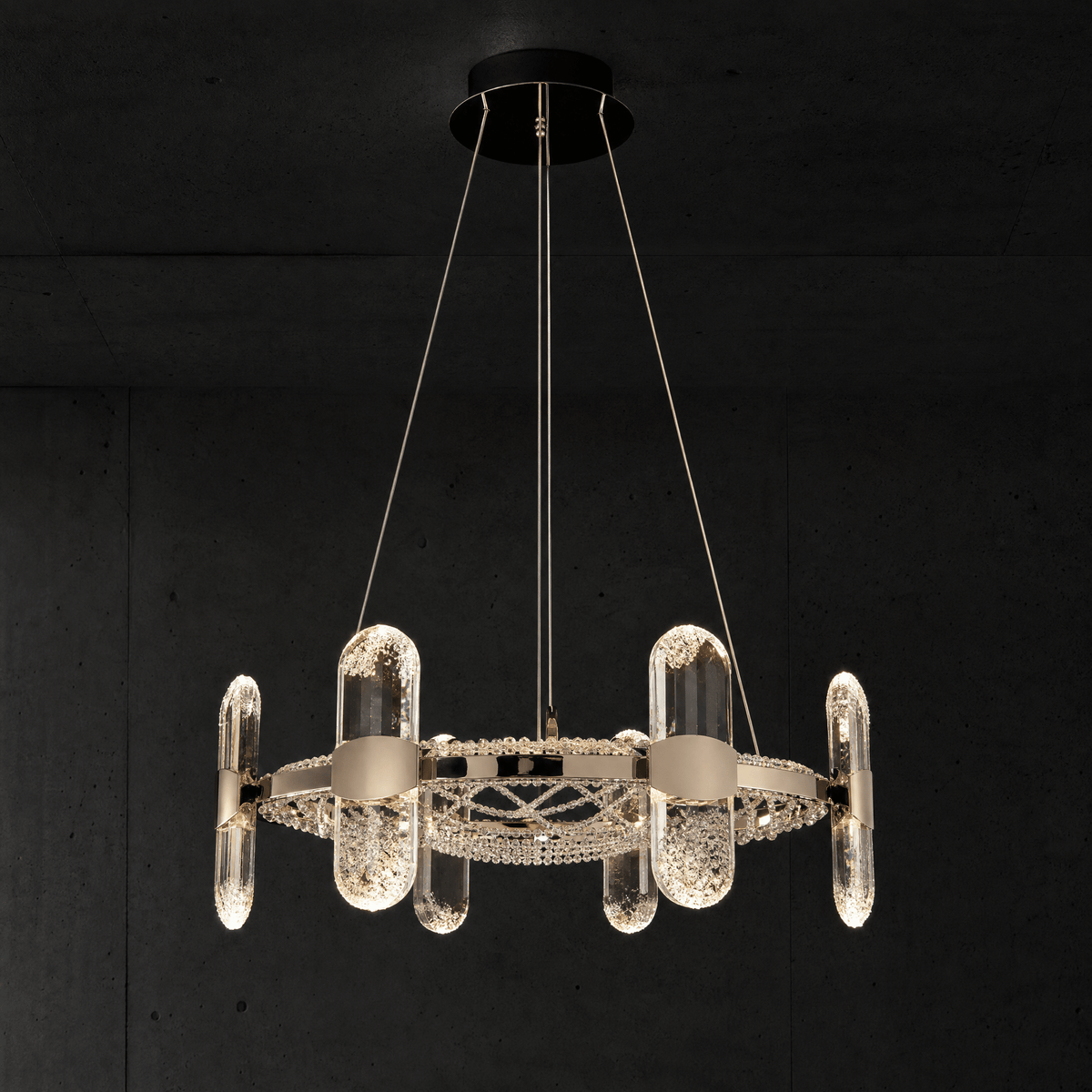 Pearl Net Modern Sculptural Pendant Light - Blushlighting
