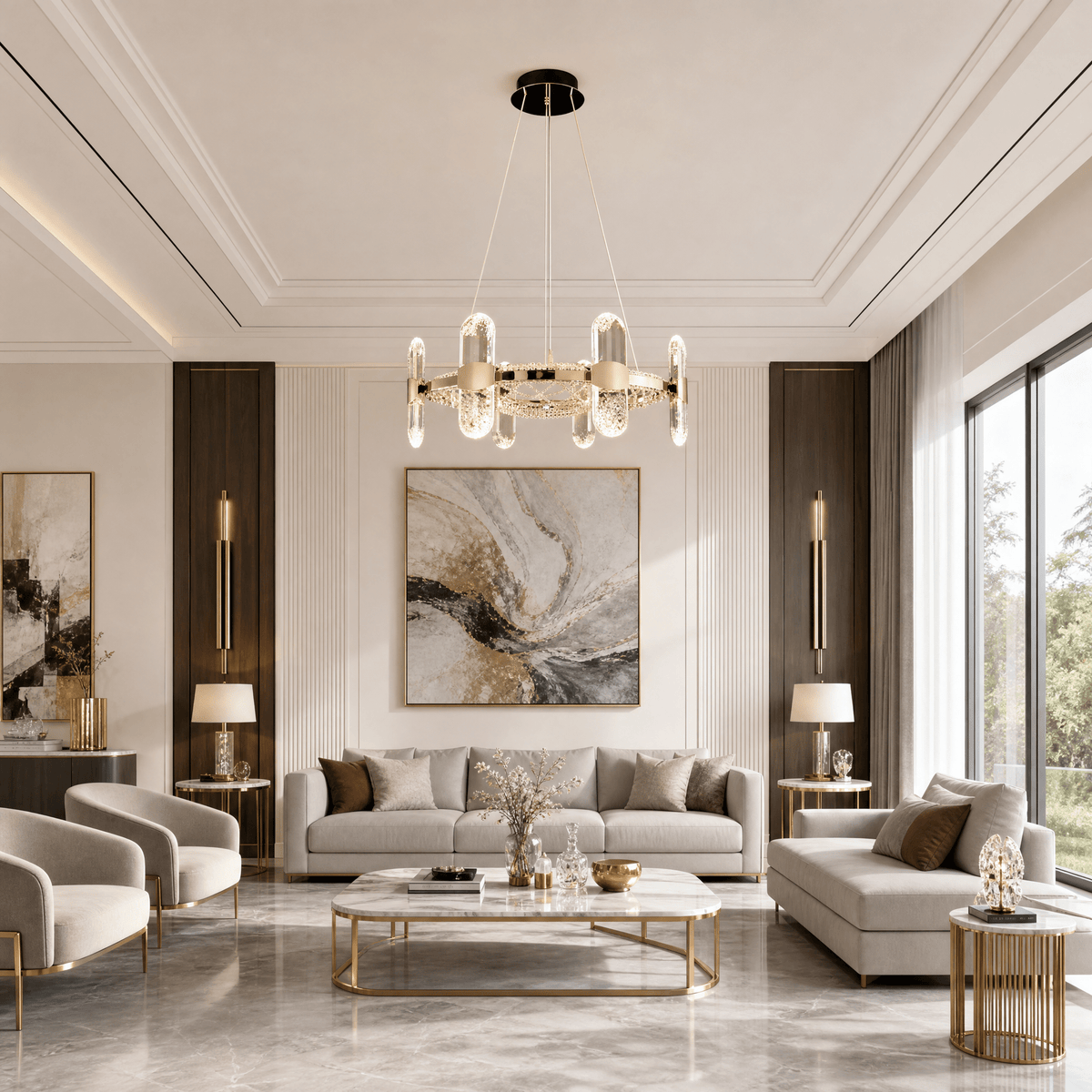 Pearl Net Modern Sculptural Pendant Light - Blushlighting