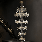 Pearl Net Modern Sculptural Ring Chandelier - Blushlighting