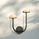 Pedrea Alabaster Double Wall Sconce - Blushlighting