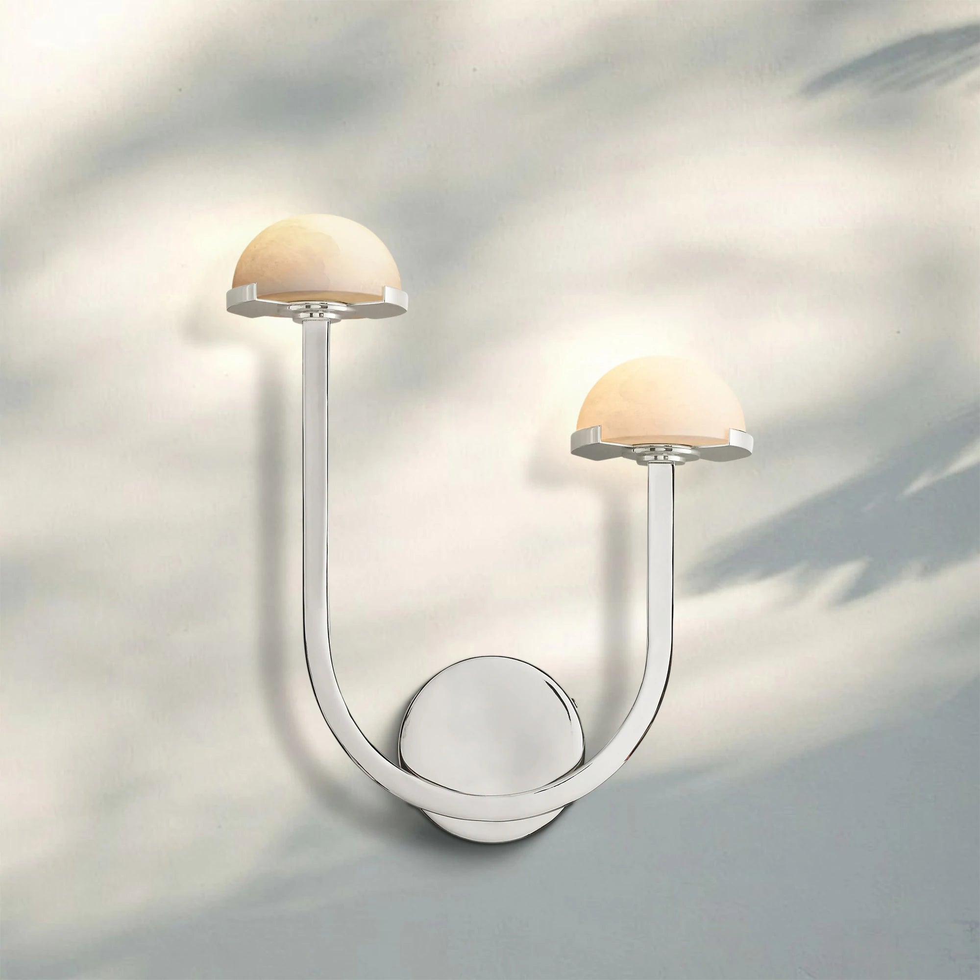 Pedrea Alabaster Double Wall Sconce-