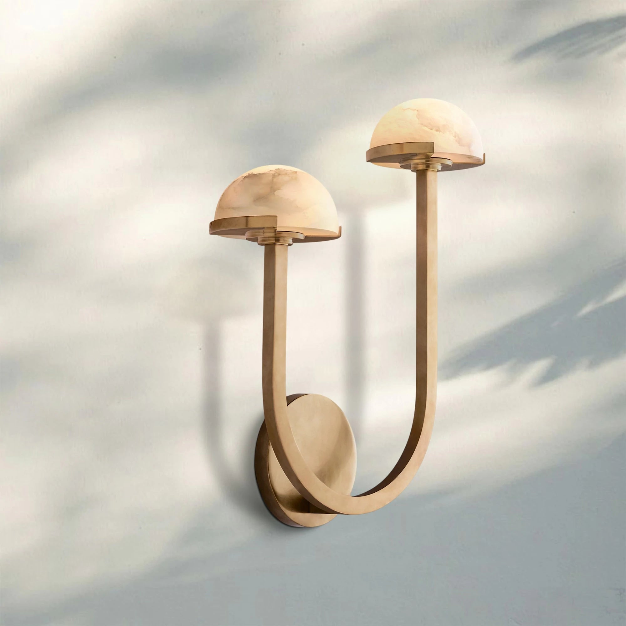 Pedrea Alabaster Double Wall Sconce-