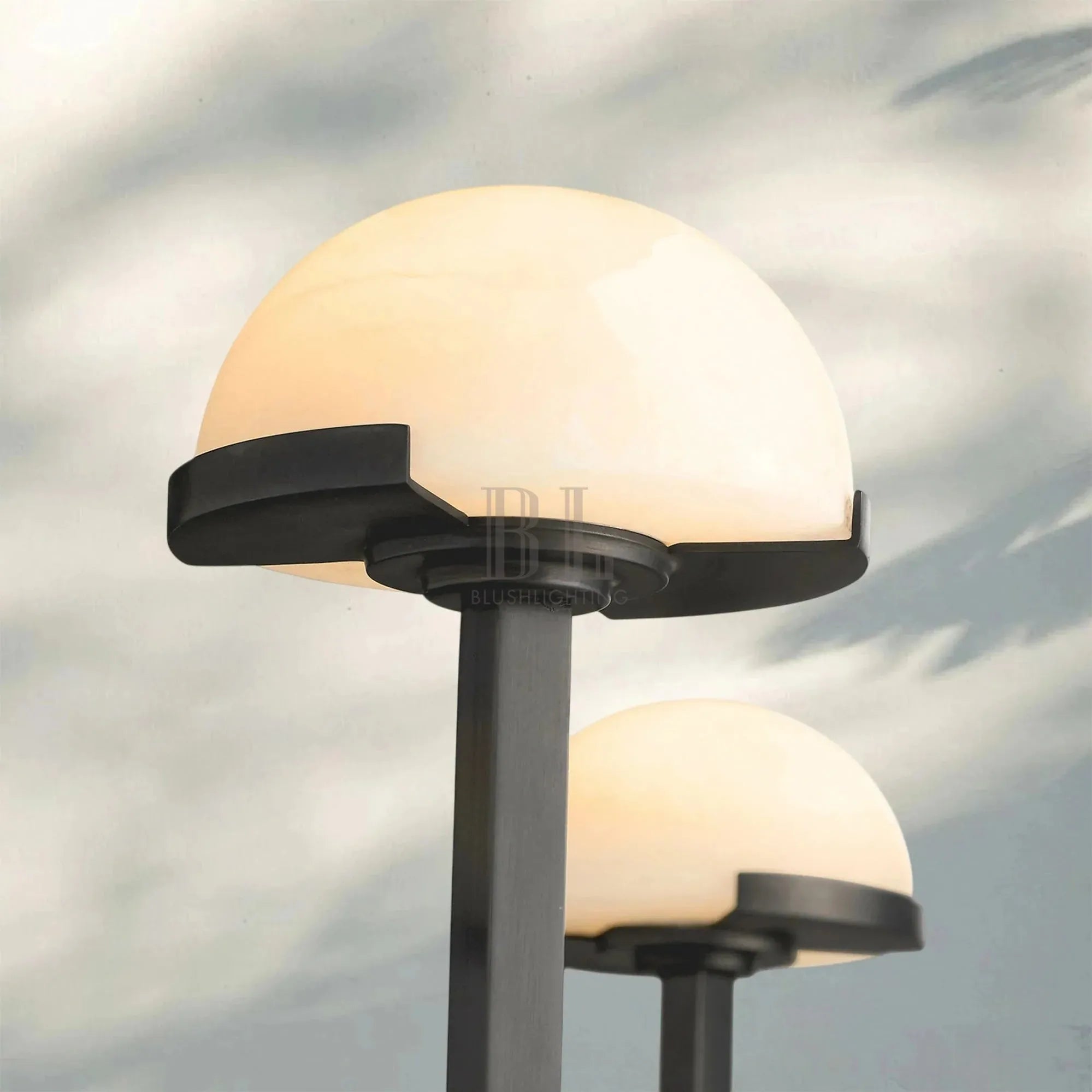 Pedrea Alabaster Round Chandelier 24'' 32'' 40'' - Blushlighting