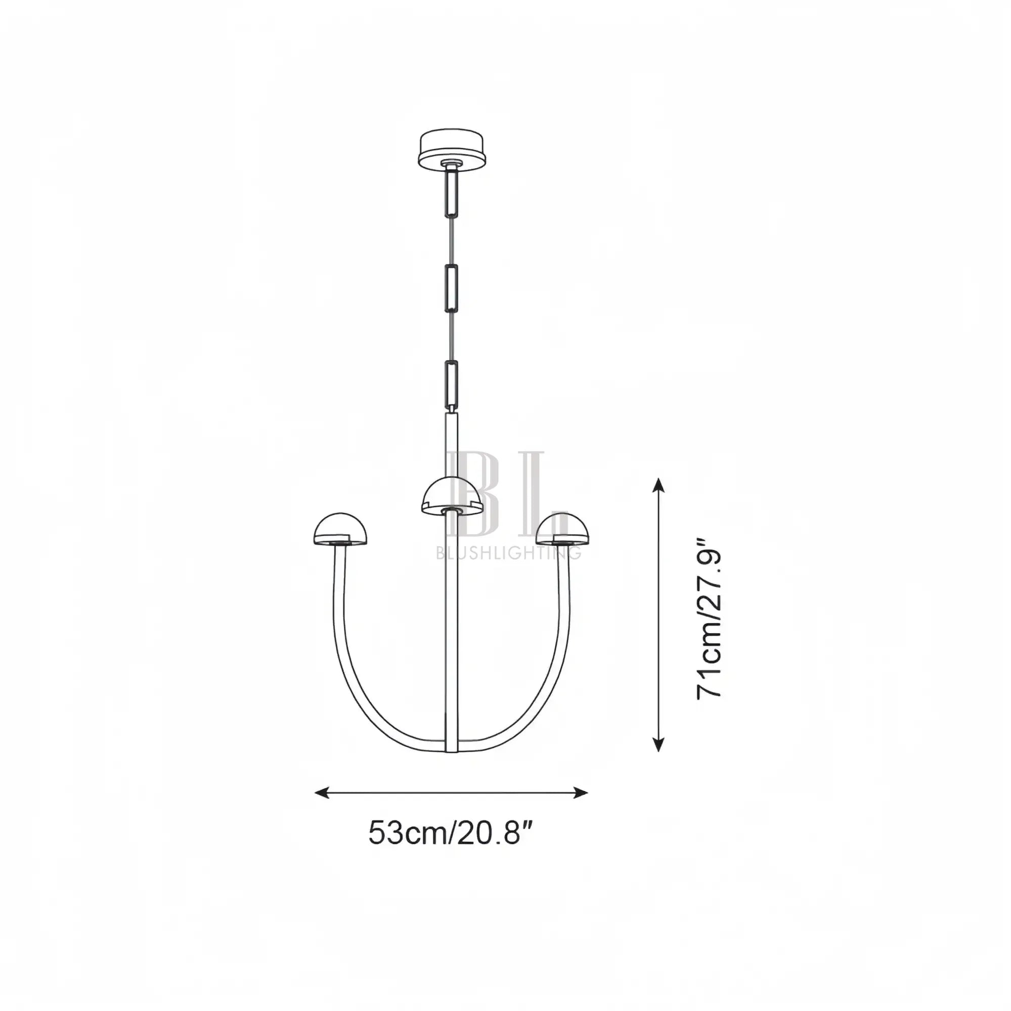Pedrea Alabaster Round Chandelier 24'' 32'' 40'' - Blushlighting