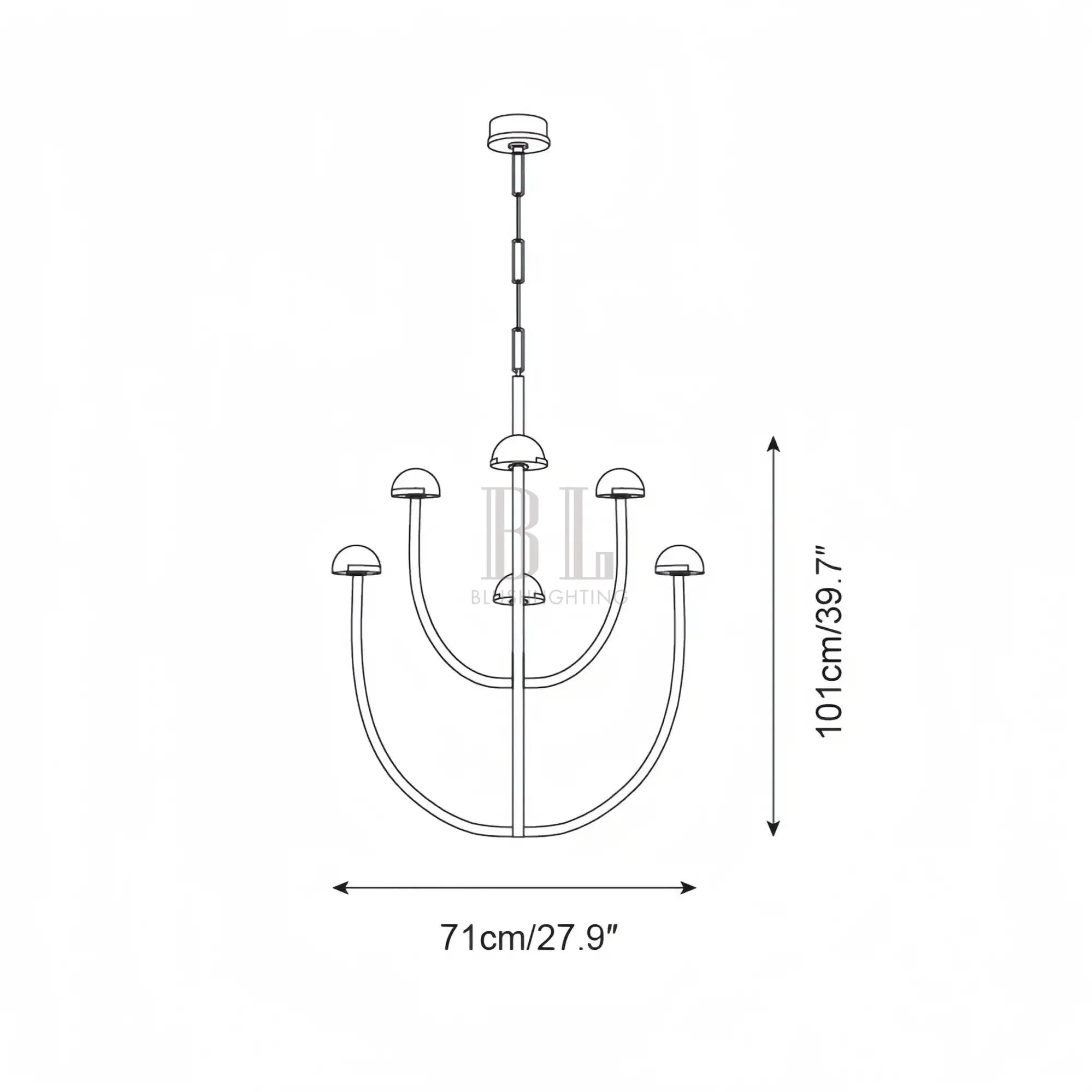 Pedrea Alabaster Round Chandelier 24'' 32'' 40'' - Blushlighting