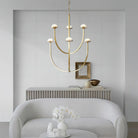 Pedrea Alabaster Round Chandelier 24'' 32'' 40''-