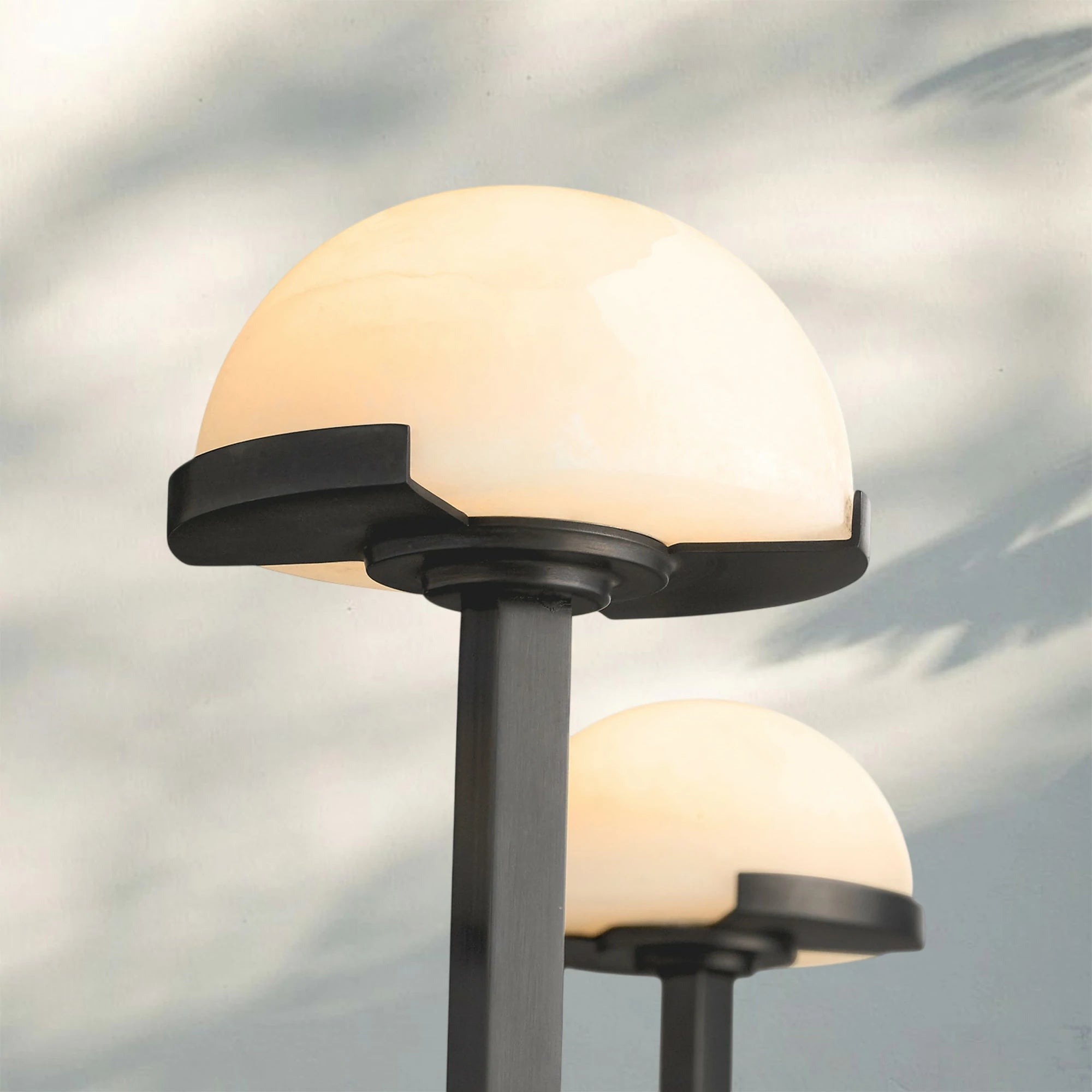 Pedrea Alabaster Round Chandelier 24'' 32'' 40''-