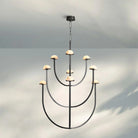 Pedrea Alabaster Round Chandelier 24'' 32'' 40''-