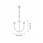 Pedrea Alabaster Round Chandelier 24'' 32'' 40''-