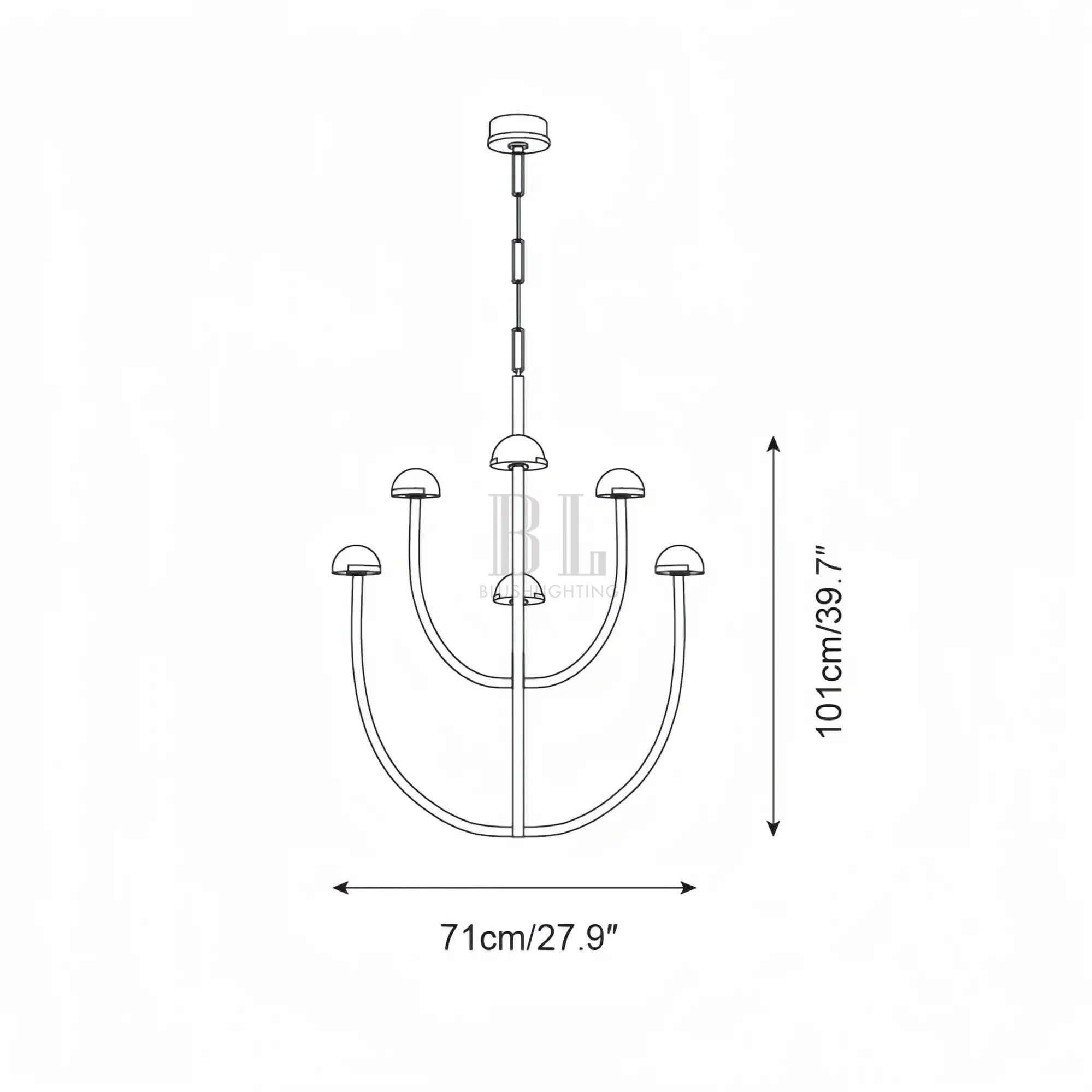 Pedrea Alabaster Round Chandelier 24'' 32'' 40'' - Blushlighting