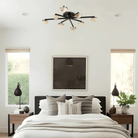 Pedrea Alabaster Wearstler Large Staggered Arm Flush Mount - Blushlighting