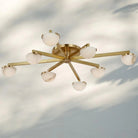 Pedrea Alabaster Wearstler Large Staggered Arm Flush Mount - Blushlighting