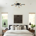 Pedrea Alabaster Wearstler Large Staggered Arm Flush Mount-