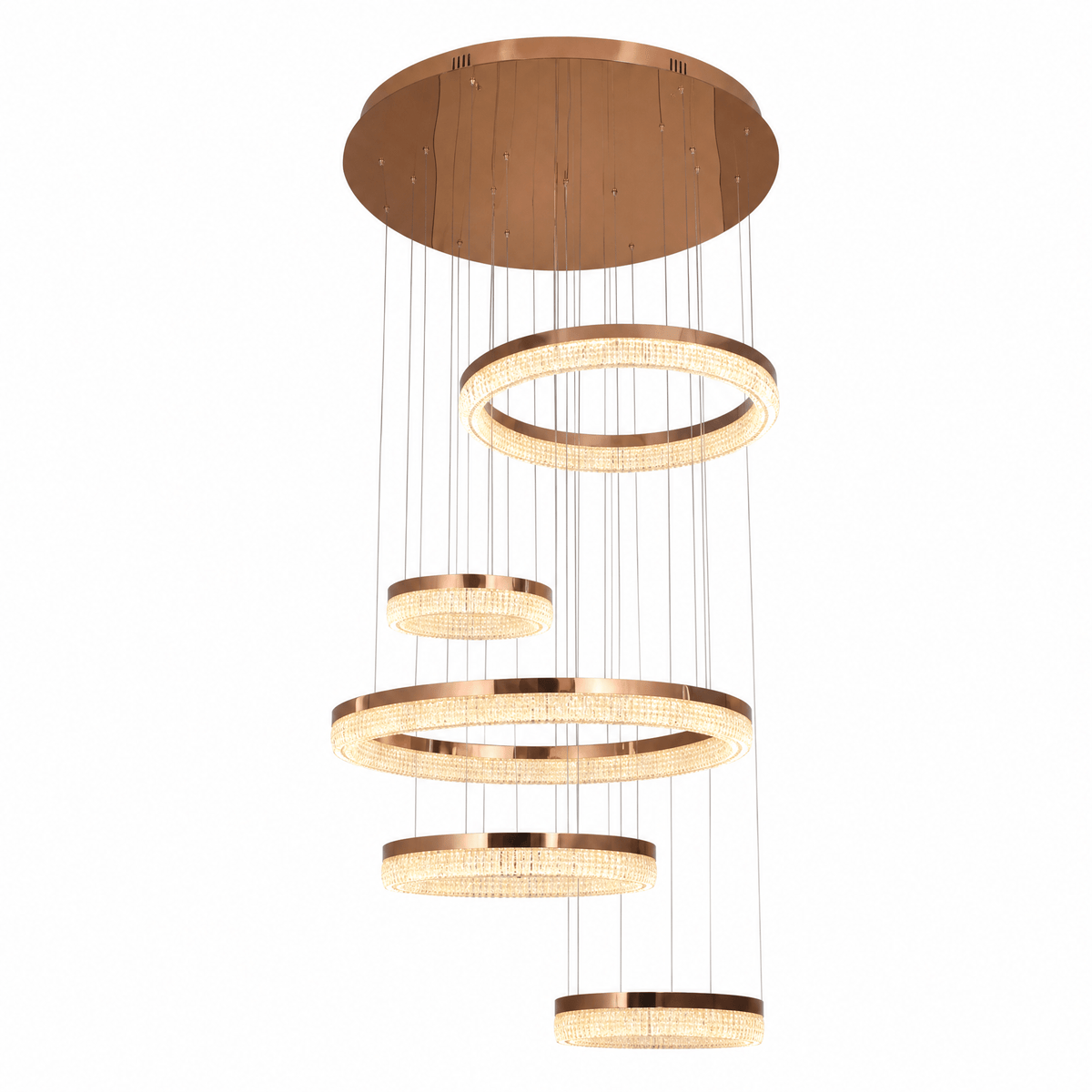 Penombra Ring Cascade Chandelier - Blushlighting