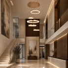 Penombra Ring Cascade Chandelier - Blushlighting