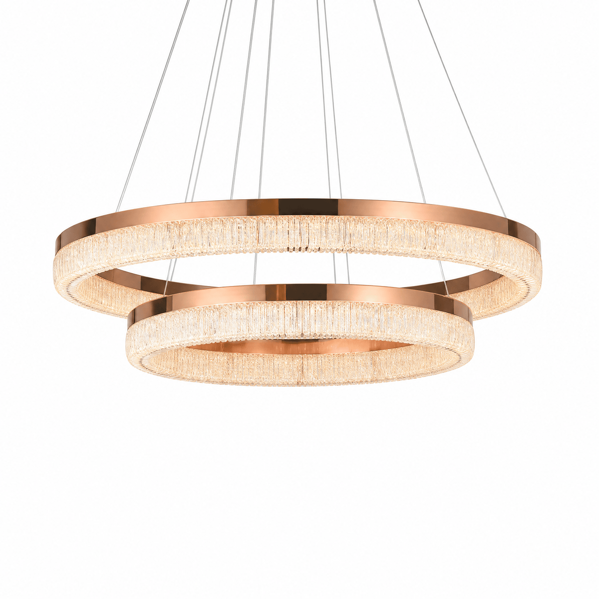 Penombra Ring Duo Chandelier - Blushlighting