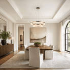 Penombra Ring Duo Chandelier - Blushlighting
