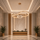 Penombra Ring Trio Chandelier - Blushlighting