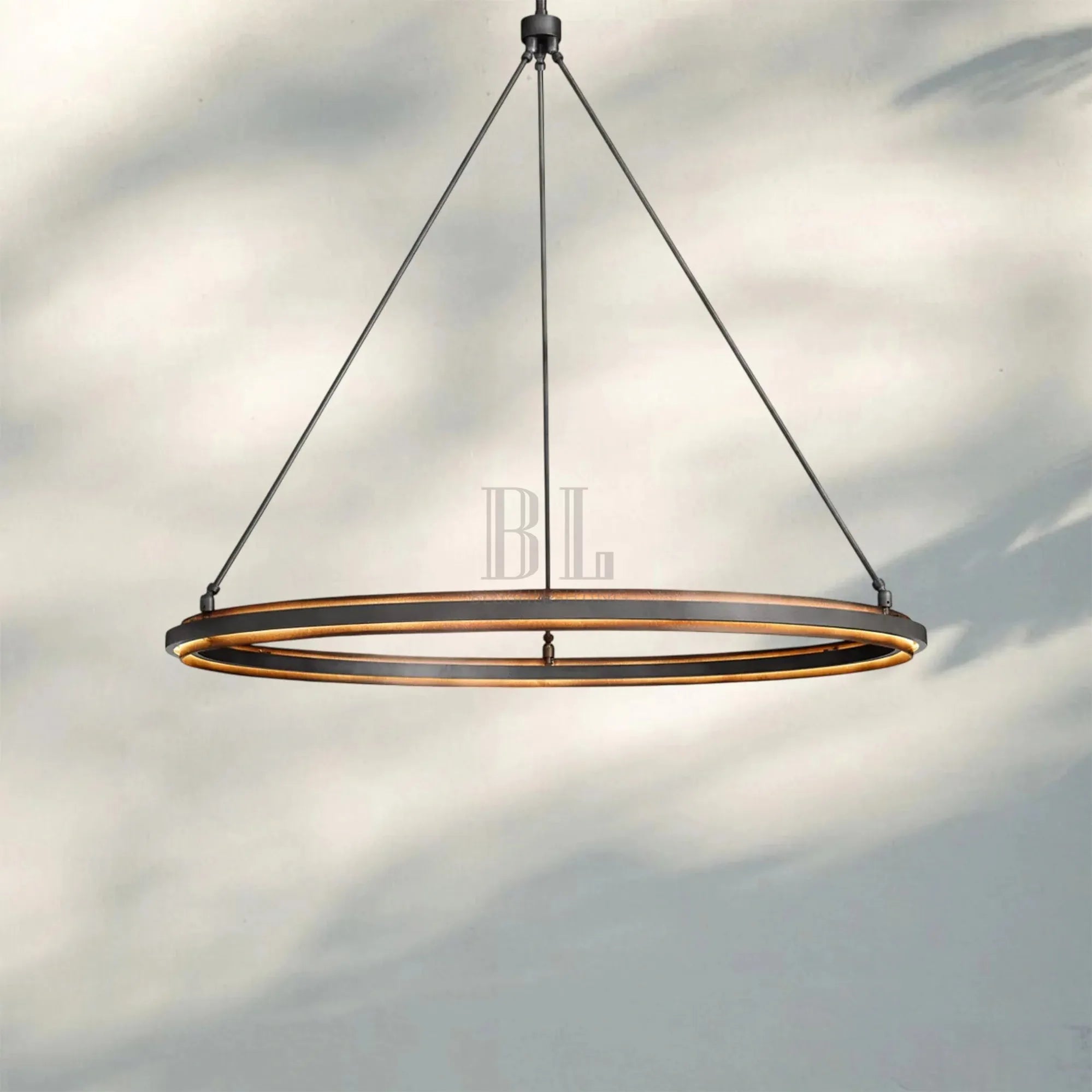 Peralte Elegant Modern Round Chandelier 36" 48" 60"-Round 36''-