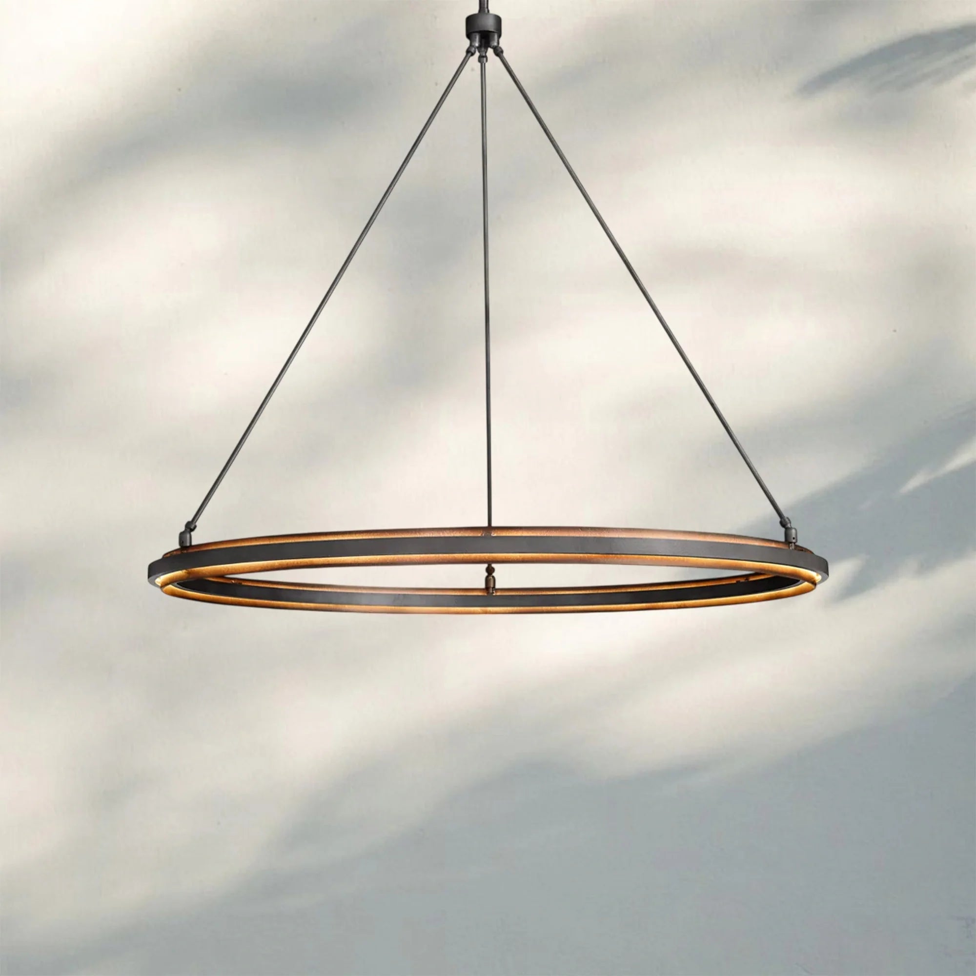 Peralte Elegant Modern Round Chandelier 36" 48" 60"-Round 36''-