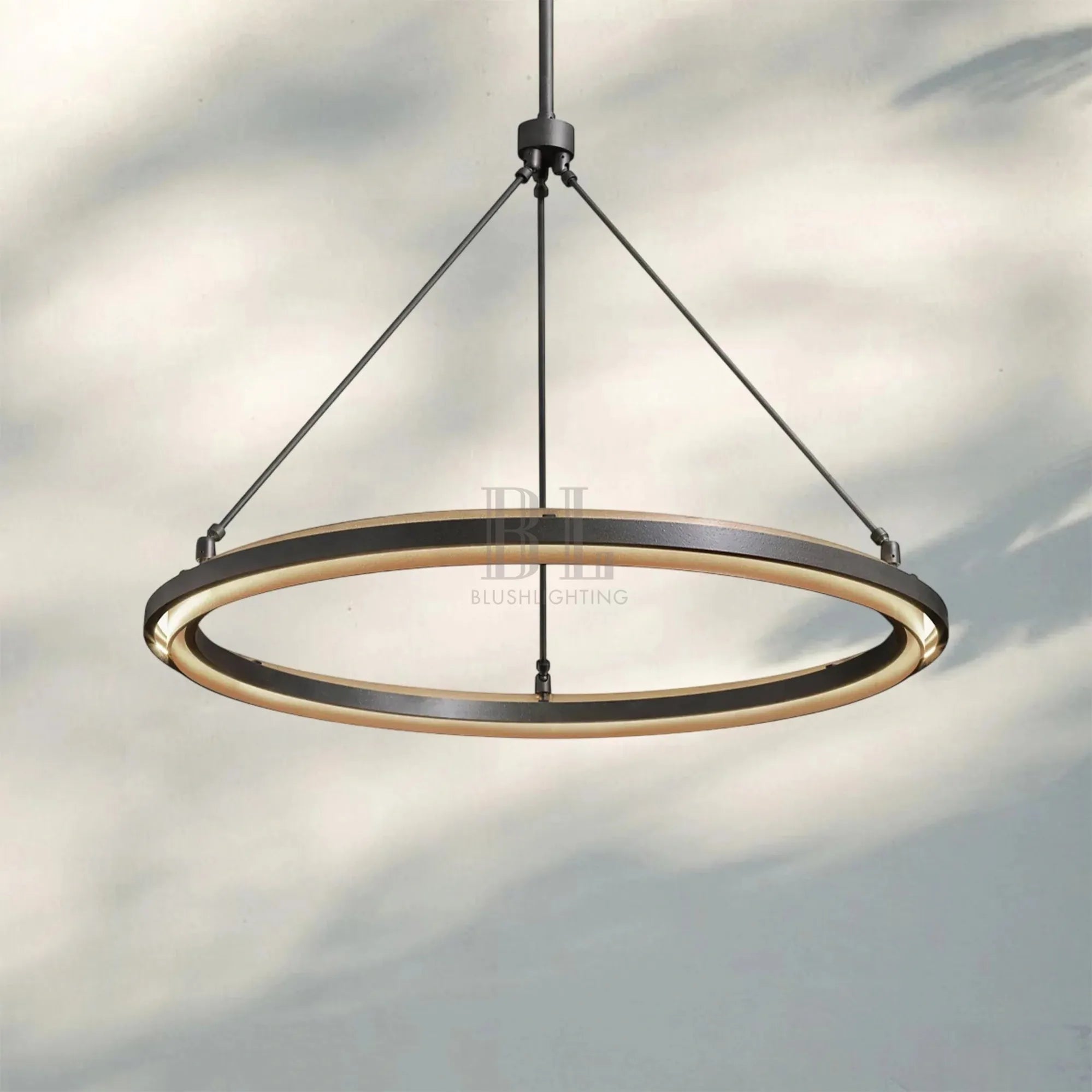 Peralte Elegant Modern Round Chandelier 36" 48" 60"-
