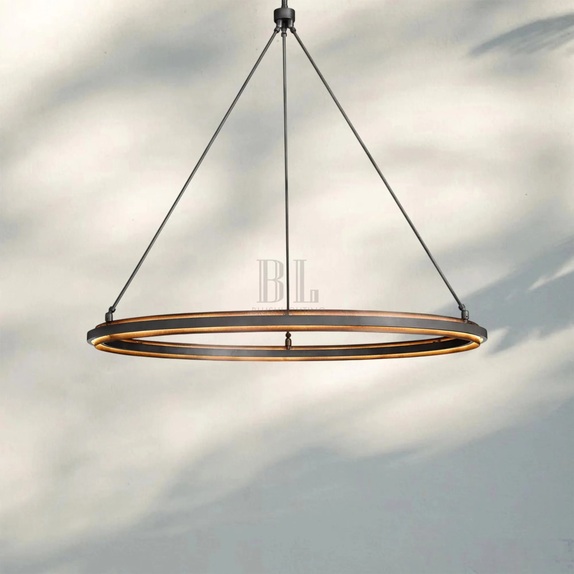 Peralte Elegant Modern Round Chandelier 36" 48" 60"-Round 36''-
