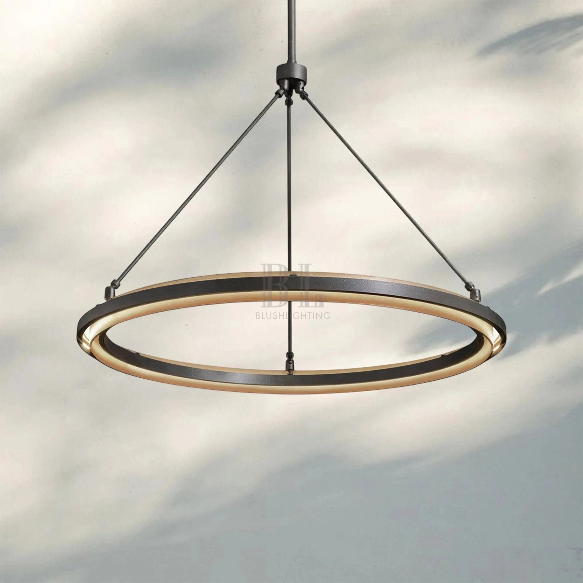 Peralte Elegant Modern Round Chandelier 36" 48" 60"-
