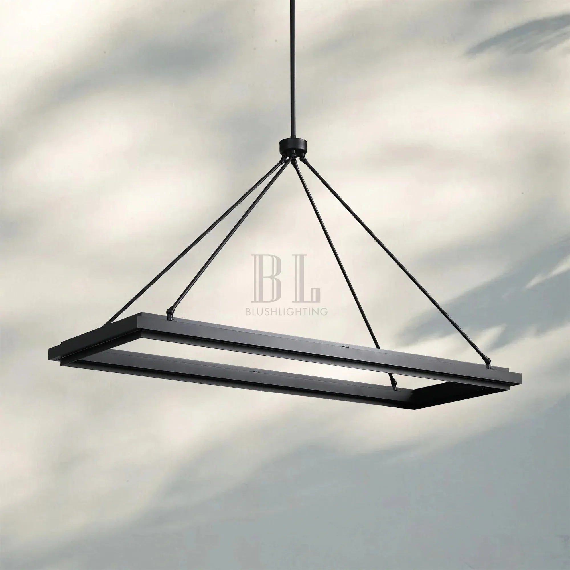 Peralte Rectangular Chandelier 48" 62“-