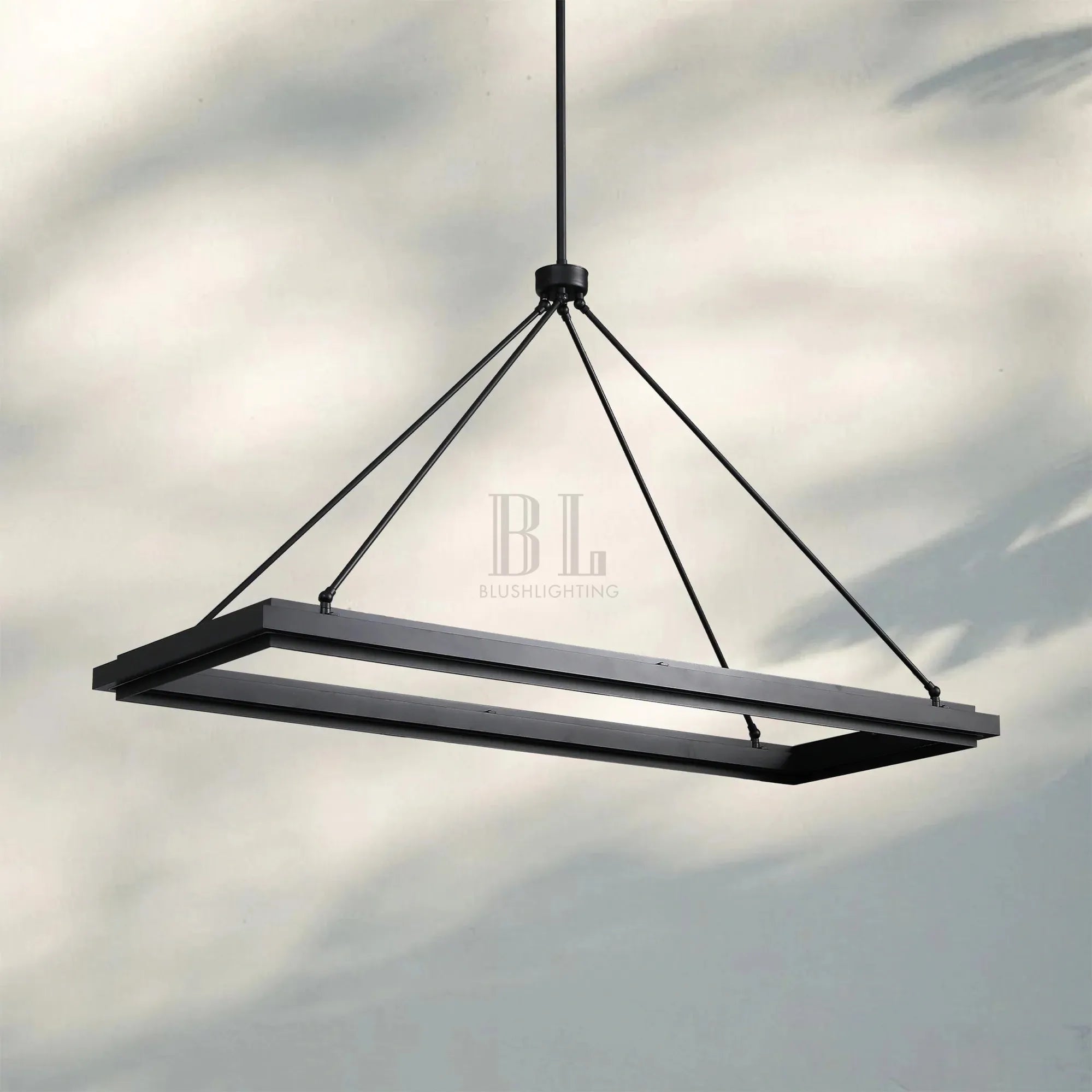 Peralte Rectangular Chandelier 48" 62“-