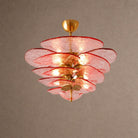 Petal Tiered Chandelier - PinkØ55 cm / 8 LightsBlushlighting