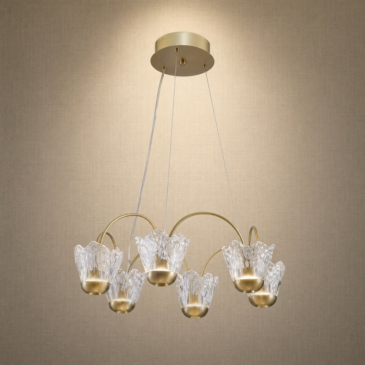 Petalia Modern Contemporary Pendant Light - Ø23.6" × H8.5" (Ø60 × H21.5 cm)Blushlighting
